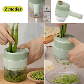 4 In 1 Electric Vegetable Cutter