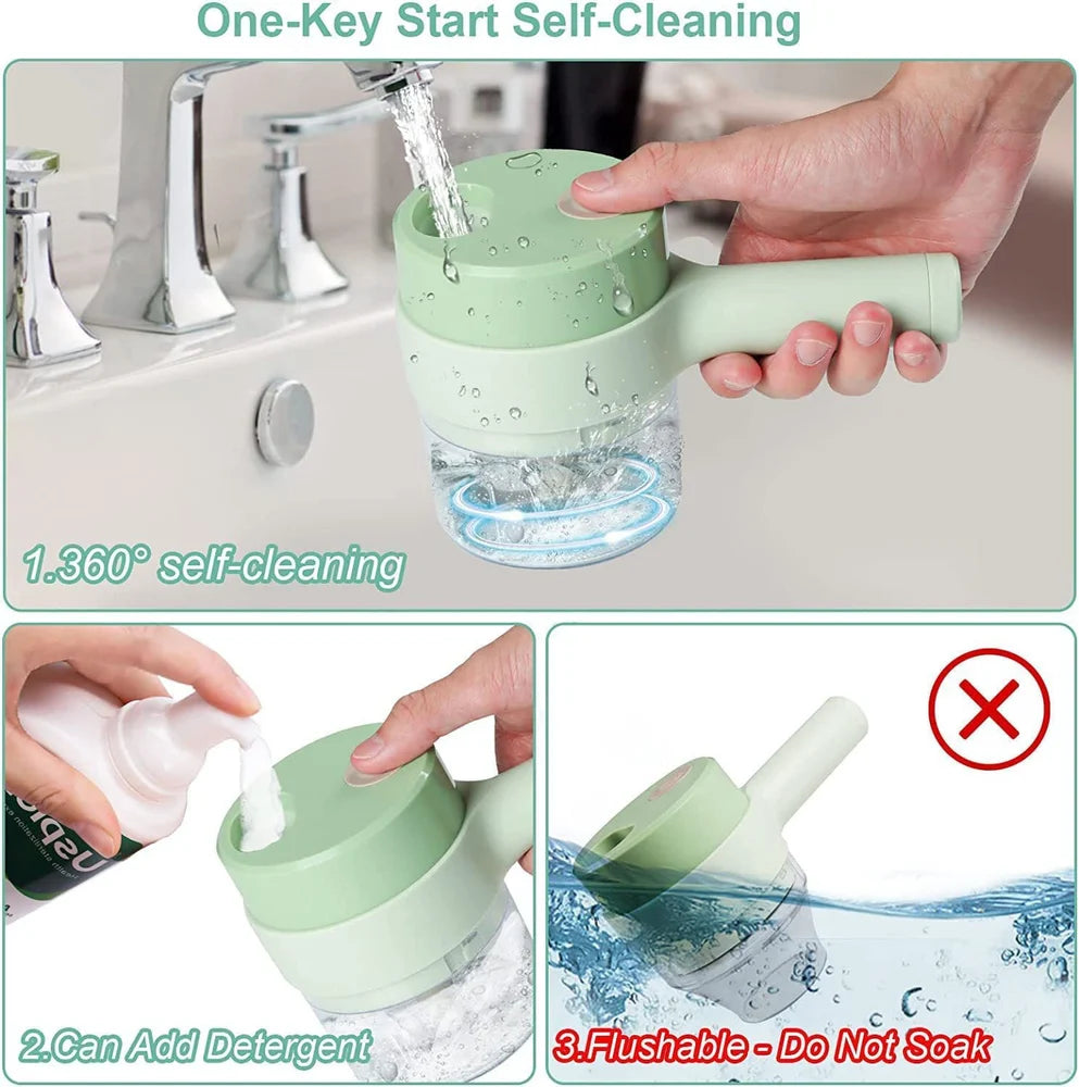 4 In 1 Electric Vegetable Cutter