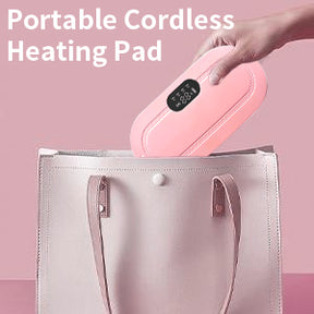 Portable Cordless Period Cramps Relief Massager & Heating Pad