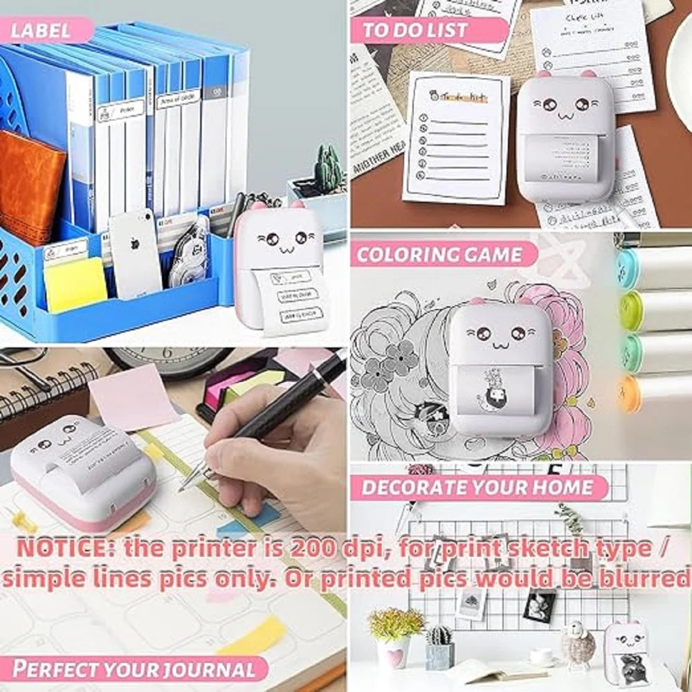 Portable Mini Thermal Printer