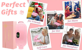 Portable Cordless Period Cramps Relief Massager & Heating Pad