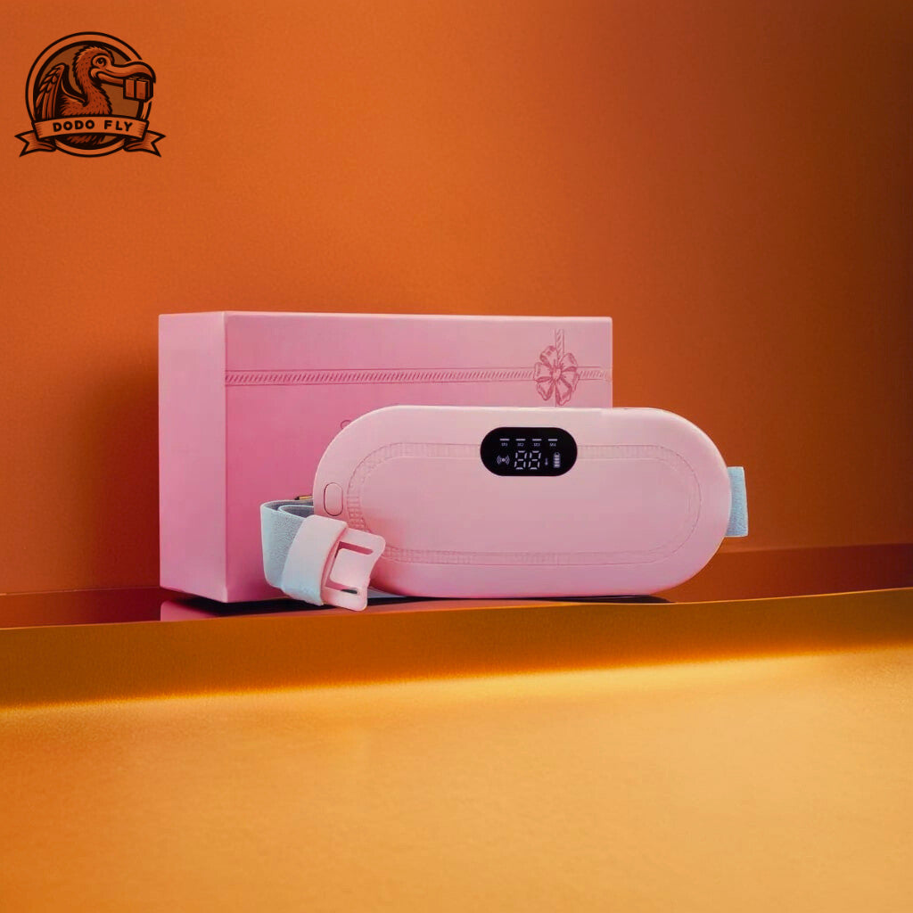 Portable Cordless Period Cramps Relief Massager & Heating Pad