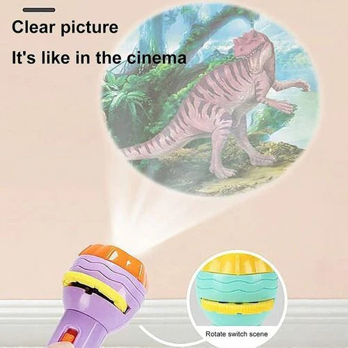 Mini Flashlight Projector Torch for Kids
