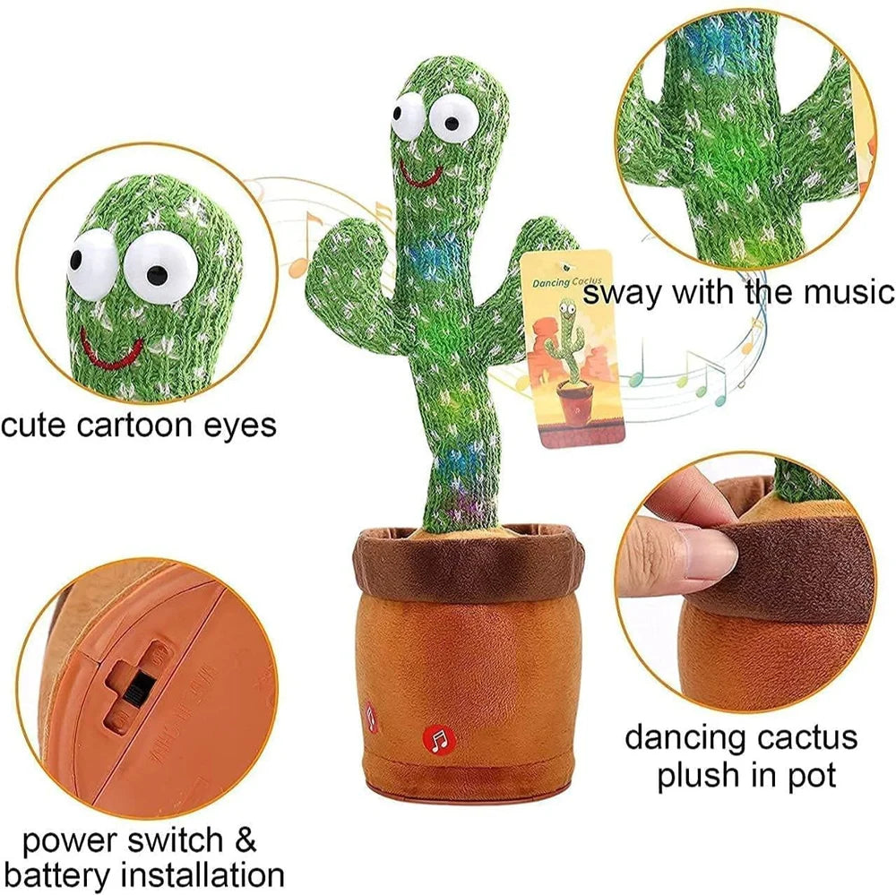 Dancing and Talking Cactus Toy