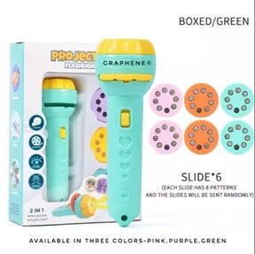 Mini Flashlight Projector Torch for Kids