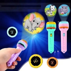 Mini Flashlight Projector Torch for Kids