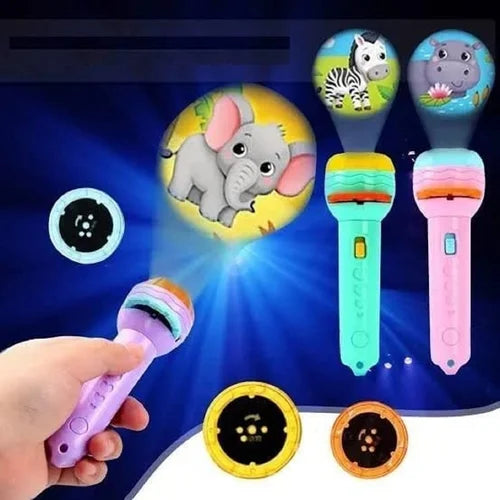 Mini Flashlight Projector Torch for Kids