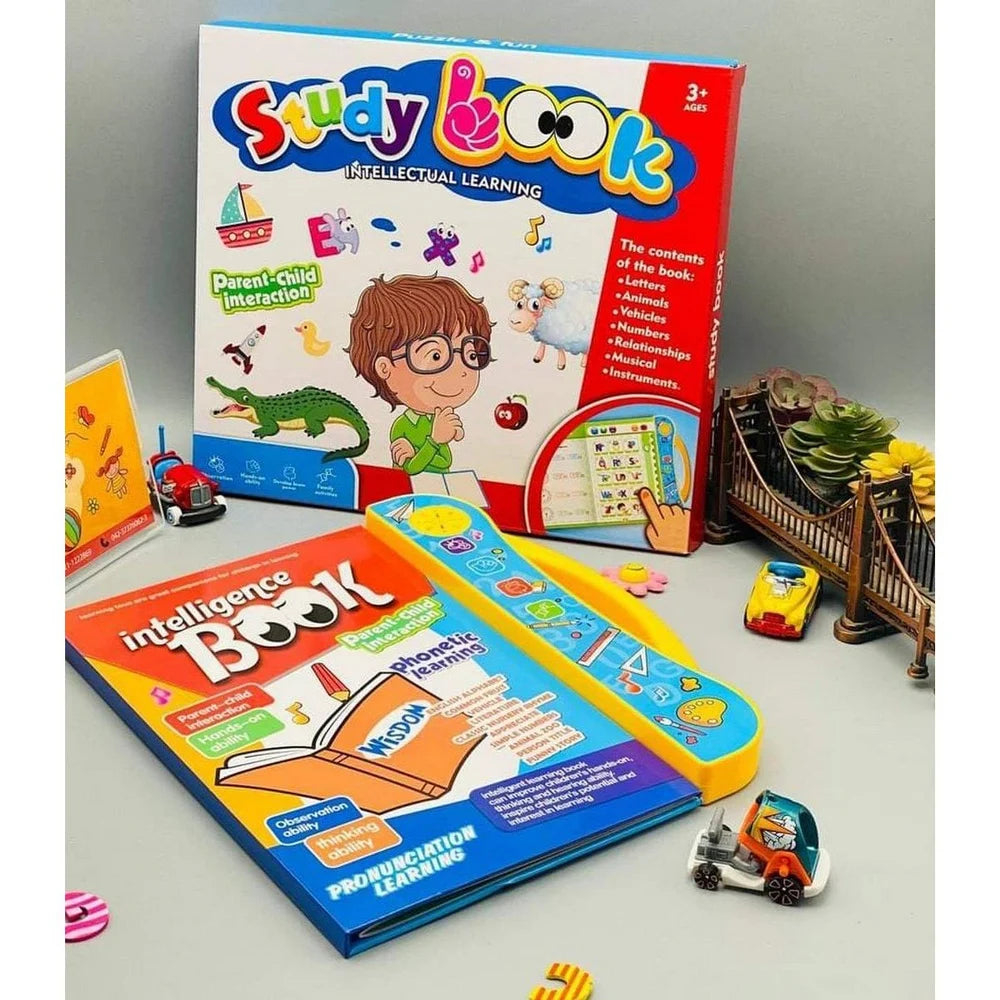 Intelligence Book (Read & Learn By Sounds) - An Educational Toy For Kids