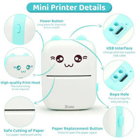 Portable Mini Thermal Printer